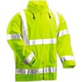 Tingley Rubber Tingley® J23122-Vision„¢ Hooded Jacket, Fluorescent Yellow/Green, 4XL J23122.4X